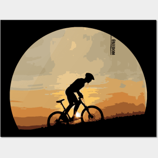 freedom bike Posters and Art